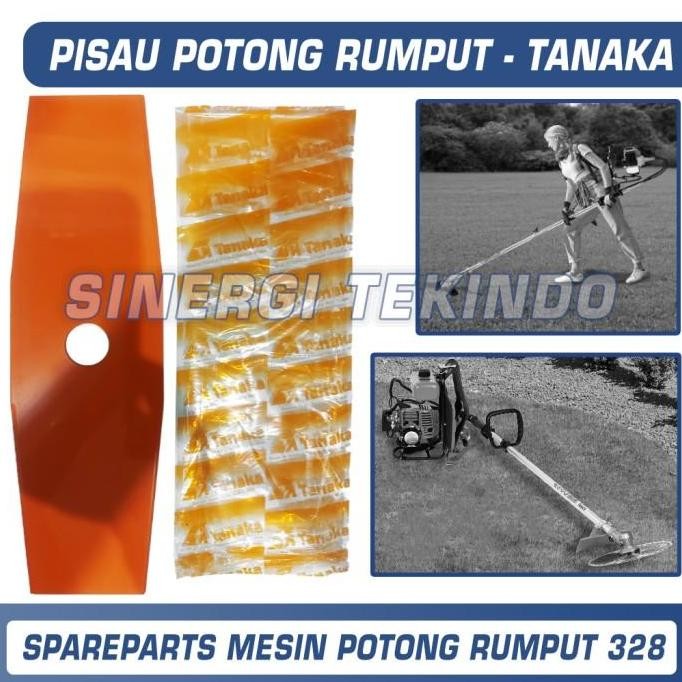 ((((()paling dicari] Mata Pisau Potong Rumput TANAKA Panjang 30,5 Cm x Lebar 9 Cm Tebal 1.6 mm - Spa