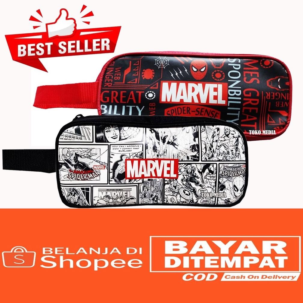 

Diskon Toko Media Best Seller!! Tempat Pensil Anak Dengan Karakter Marvel Kartun Populer Lucu Favorit Bahan Tebal