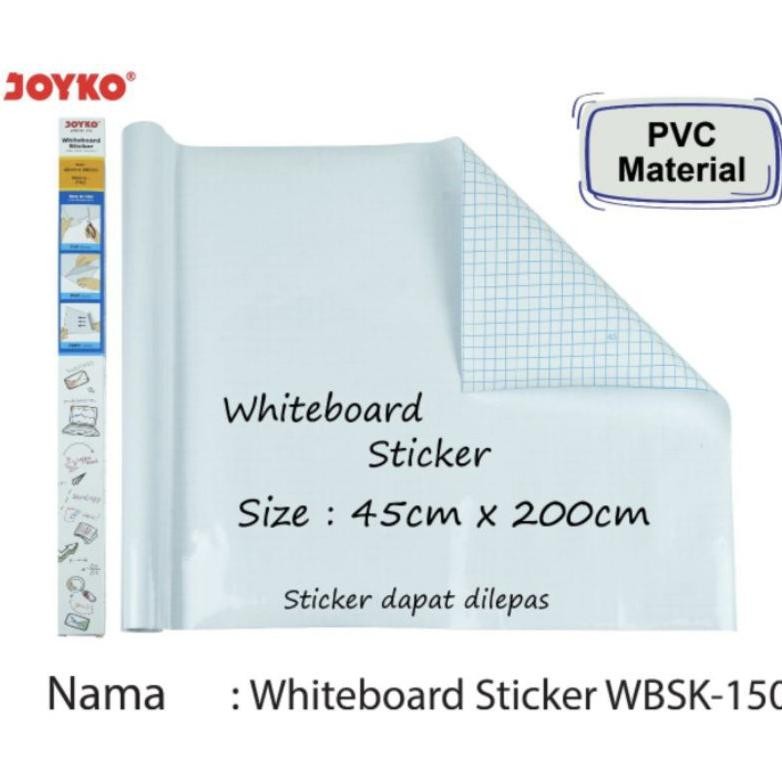 

''Terlaris" Stiker Papan Tulis Putih Whiteboard Sticker Joyko Wbsk-10 Murah