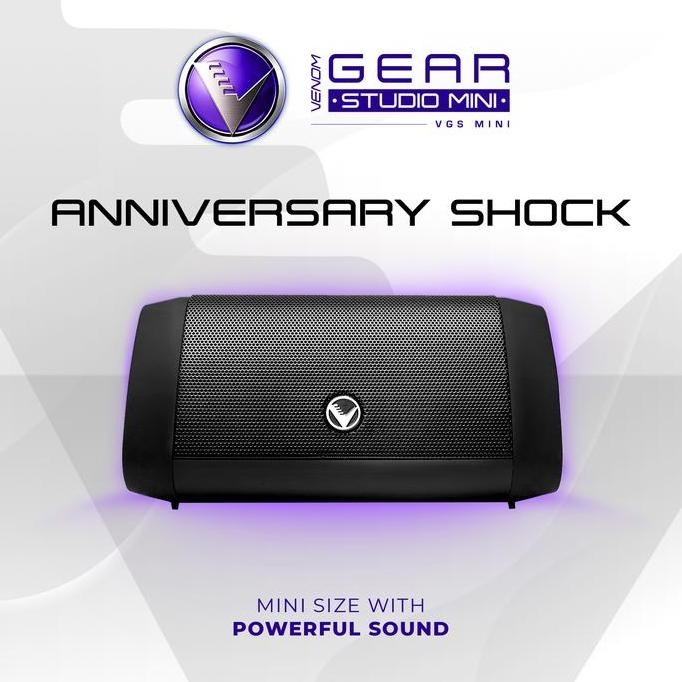 Venom Anniversary Shock - Venom Gear Studio Mini Wireless Bluetooth Speaker With Dual Speaker New St