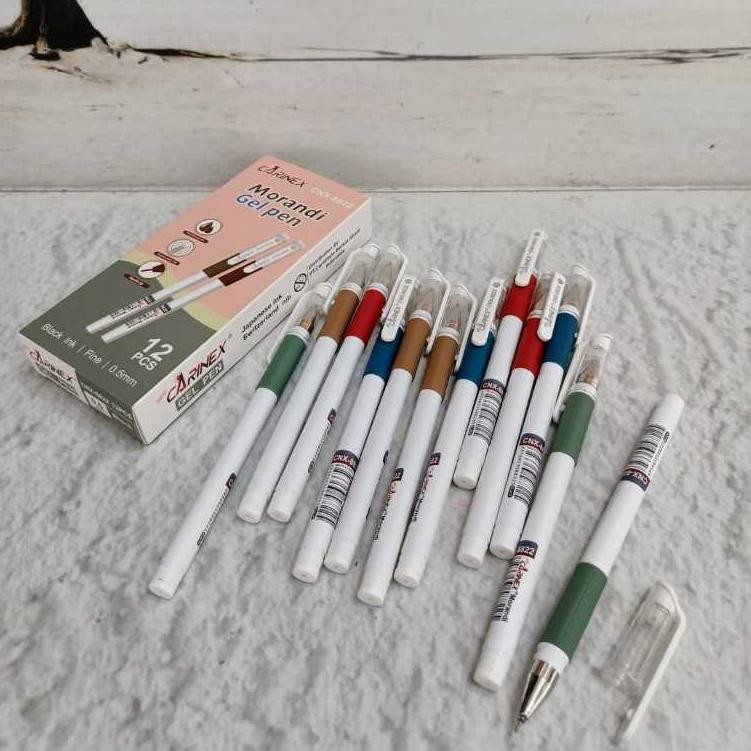 

''Terlaris" (12Pc) Pulpen Gel Carinex Cnx-8822 Morandi Murah