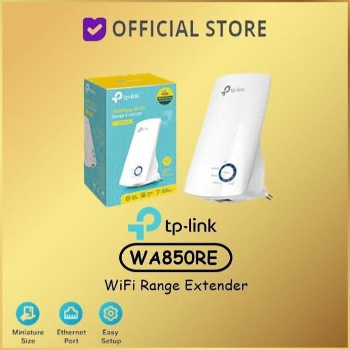 Produk Baru!! TP-Link TL-WA850RE 300Mbps WiFi Range Extender TP LINK TL WA850RE