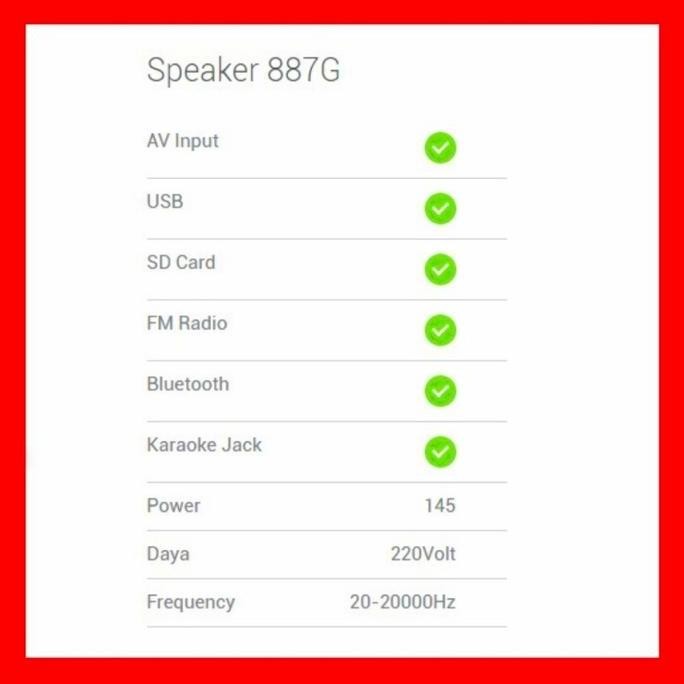 Speaker Aktif Bluetooth Gmc 887G Speaker Multimedia Karaoke Usb Mic New Stok