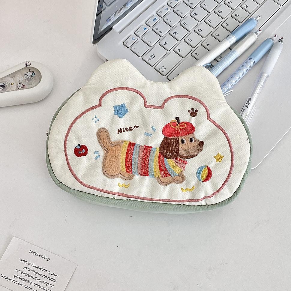 

Ew-45 PobcoTempat Pensil Anak Anjing Lucu Tempat Pensil Bordir Pelajar Berkapasitas Besar Dan Bernilai Tinggi Tas Penyimpanan Alat Tulis Dompet Koin L182