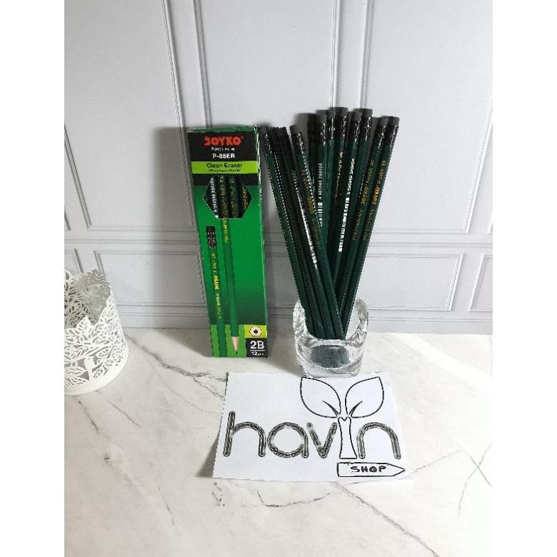 

''Terlaris" Pensil Joyko 2B P-88Er/Pensil Joyko Ada Hapusan/Pencil Joyko Murah