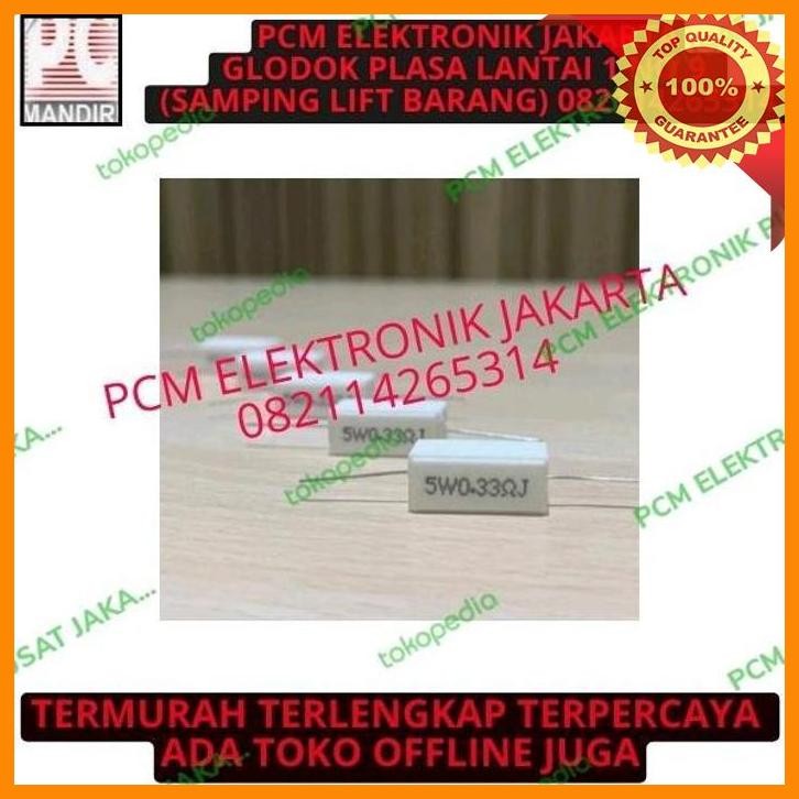 [PEP] RESISTOR R5W 5W 5WATT 5 WATT 0R33 0.33R 0.33OHM 0.33RJ