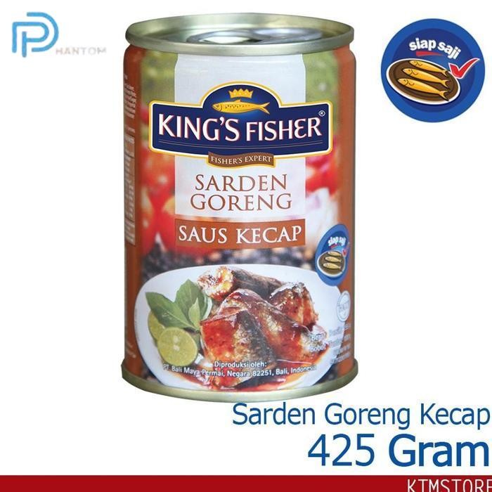 

BARU KTMSTORE KING'S FISHER SARDEN GORENG SAUS KECAP 425G MAKANAN KALENG KINGS FISHER