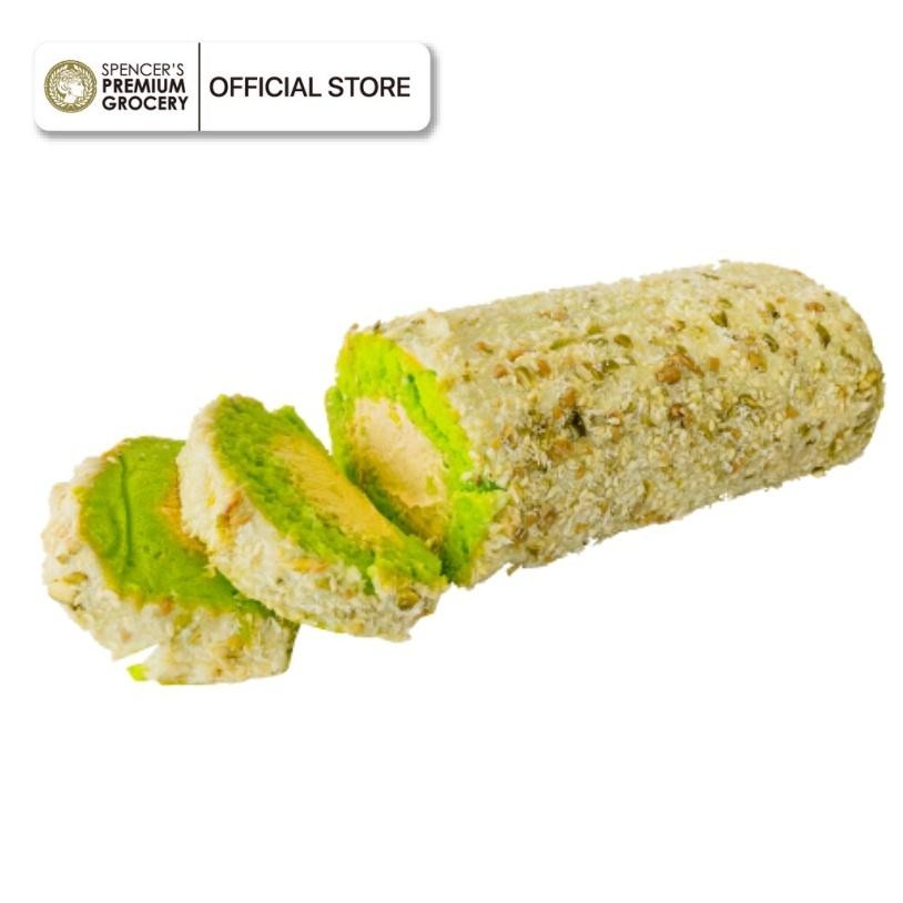 

NEW PRODUCT COTTON ROLL CAKE - PANDAN WITH COCONUT N MIXED SEEDS NATURES TOUCH.