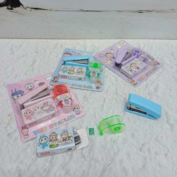 

''Terlaris" Stapler Mini Lucu Fancy/Hekter Staples Sanrio Labubu Murah