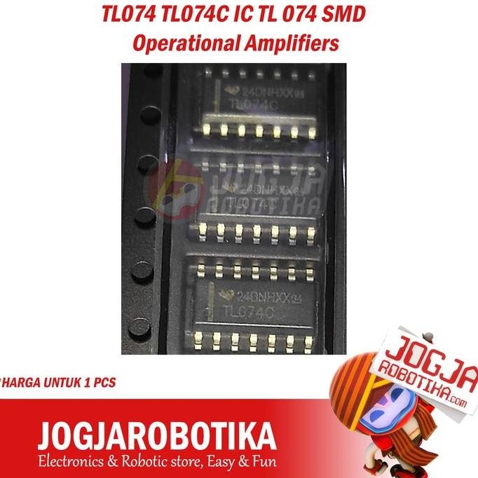 populer] TL074 TL074C IC TL 074 SMD Operational Amplifiers