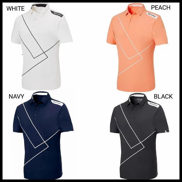 Terlaris Men Taylormade Polo Shirt Golf Baju Kaos Olahraga Sport Pria Men Good Quality