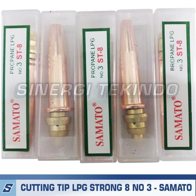 {{{{{{] Nozzle Cutting Tip Strong 8 No 3 Mata Blander Las Potong LPG Blender ST 8