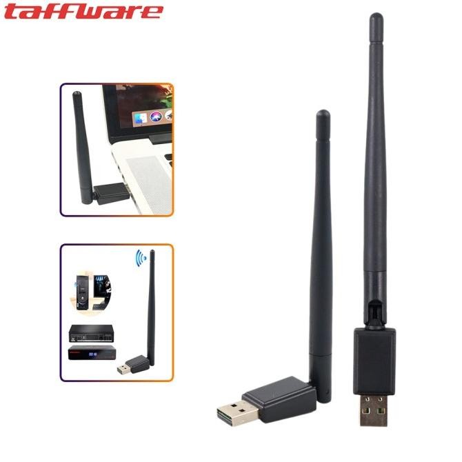 paling diminati] Adapter WiFi USB 150 Mb/s Taffware MT7601 Dongle Wireless STB PC