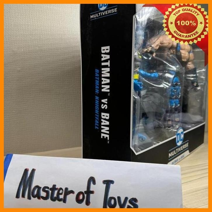 [MOT] MCFARLANE DC MULTIVERSE BATMAN VS BANE MEGAFIG BATMAN KNIGHTFALL 2 PACK - READY STOCK