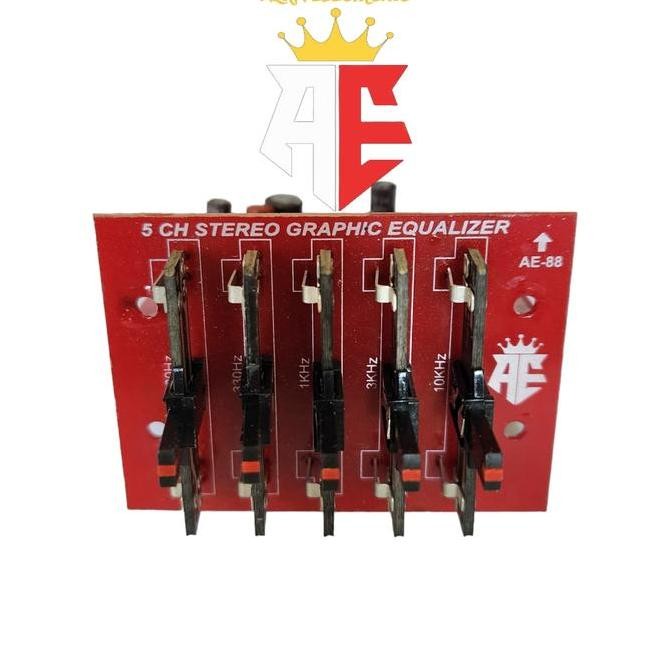 Kit Equalizer 5 Channel Stereo Potensio Geser La3600 New Stok