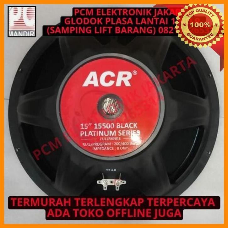 [PEP] SPEAKER WOOFER 15 INCH ACR 15500 BLACK PLATINUM SERIES