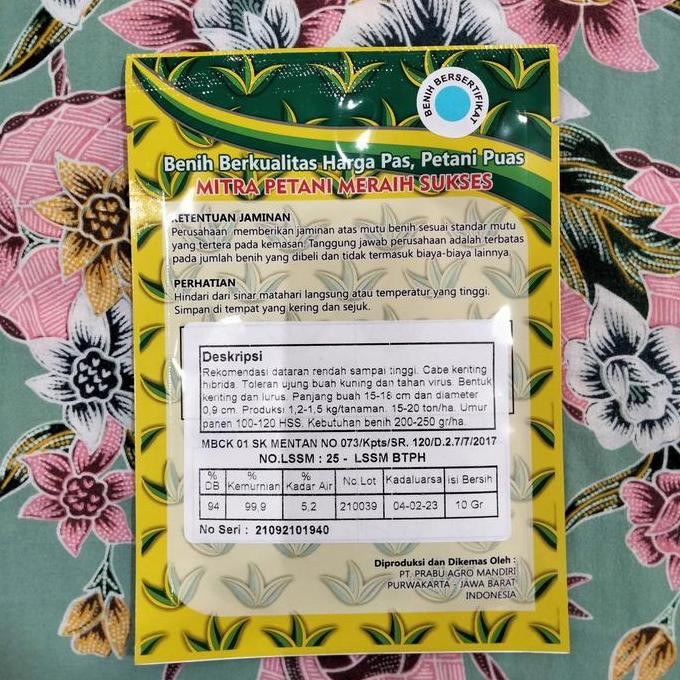 || BANANA / Bibit Cabe Merah Keriting FARUX F1 10gr - CMK FARUX - Benih Cabe FARUX ||~~~