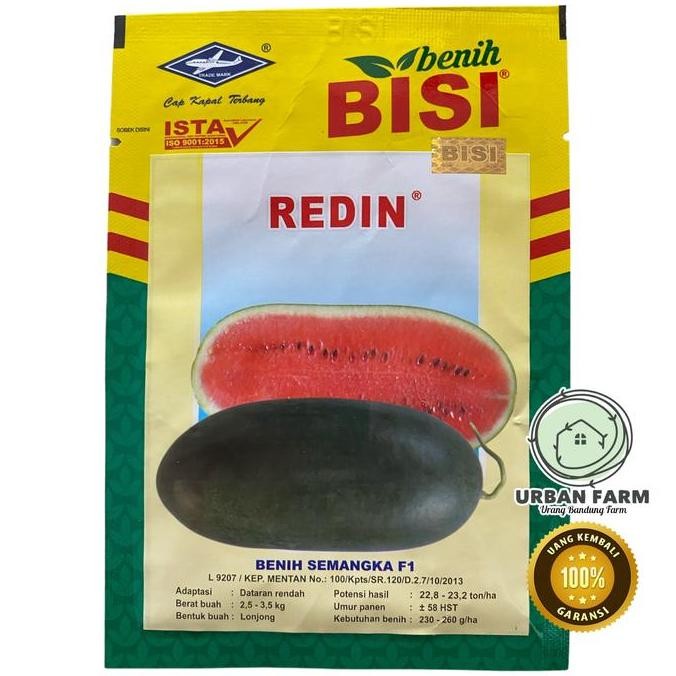 || BANANA / Benih Semangka F1 REDIN 10gr - Benih Semangka Hibrida REDIN - Cap Kapal Terbang ||~~~