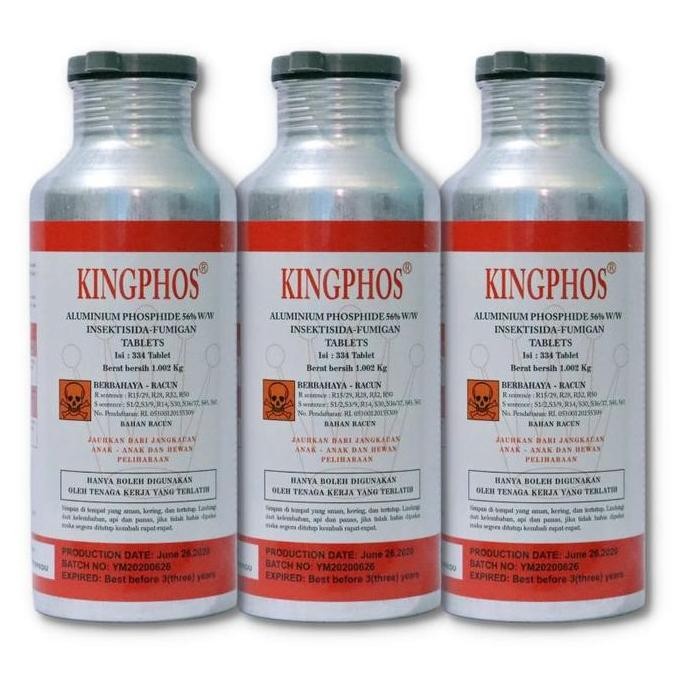 TERMURAH - king phos obat fumigasi kutu beras