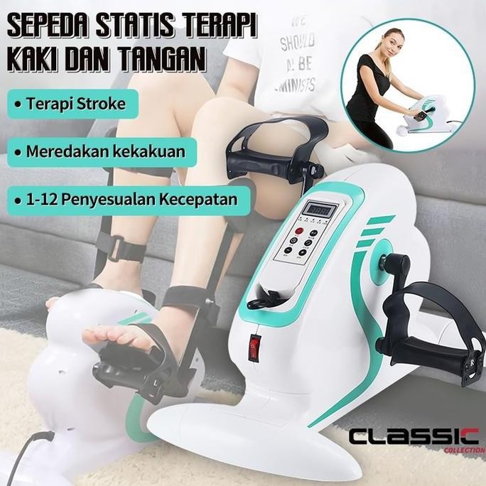 Sepeda Statis Terapi Kaki Dan Tangan / Sepeda Terapi Alat Terapi Stroke Manula Fisioterapi Kaki / Al