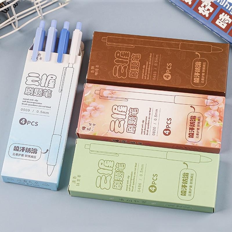 

Zbh Pulpen Mekanik 0.5Mm Set Isi 4 Pcs Motif Polos Warna Pastel Dengan Bantalan Pena Empuk Set Pena Gel 0.5Mm Lucu Pulpen Gel 4In1 Warna Hitam Bolpoint Tinta Gel Cair 4 Pcs Journaling Pen Alat Tulis