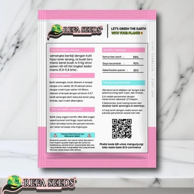 || BANANA / 100 Biji Benih Semangka Ungu Kemasan Original ||~~~