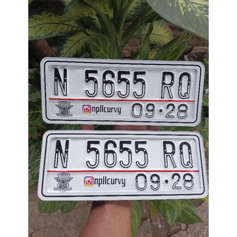 VARIASI PLAT NOMER  AKRILIK MOTOR