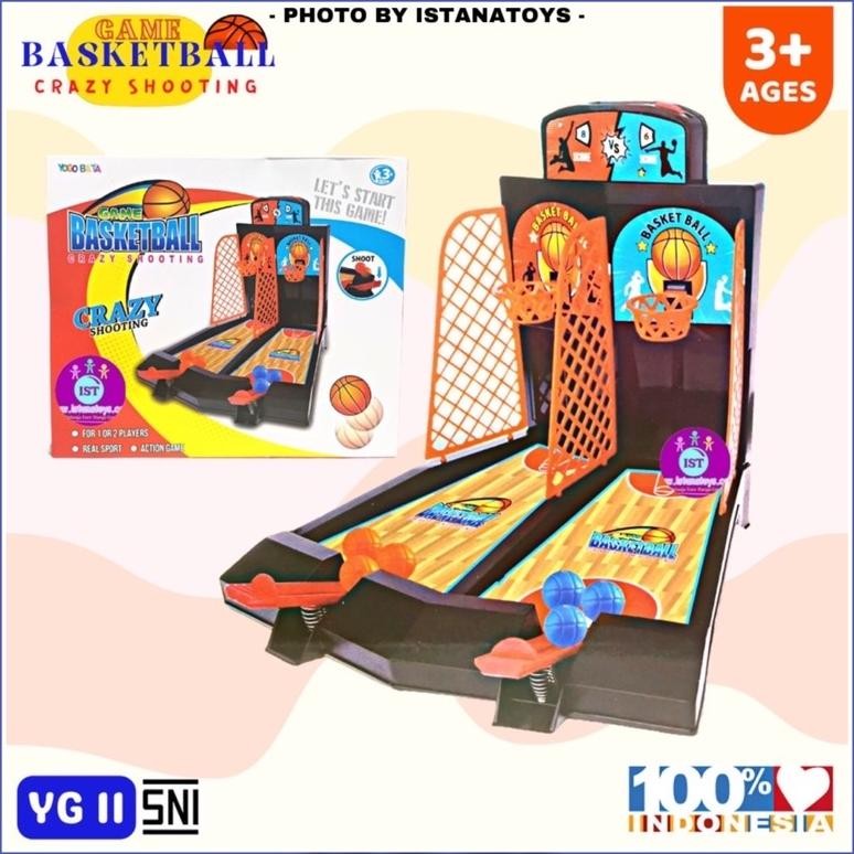 PLAYSET BASKETBALL PERMAINAN BOLA BASKET LONTAR MINI GAMES BASKET
