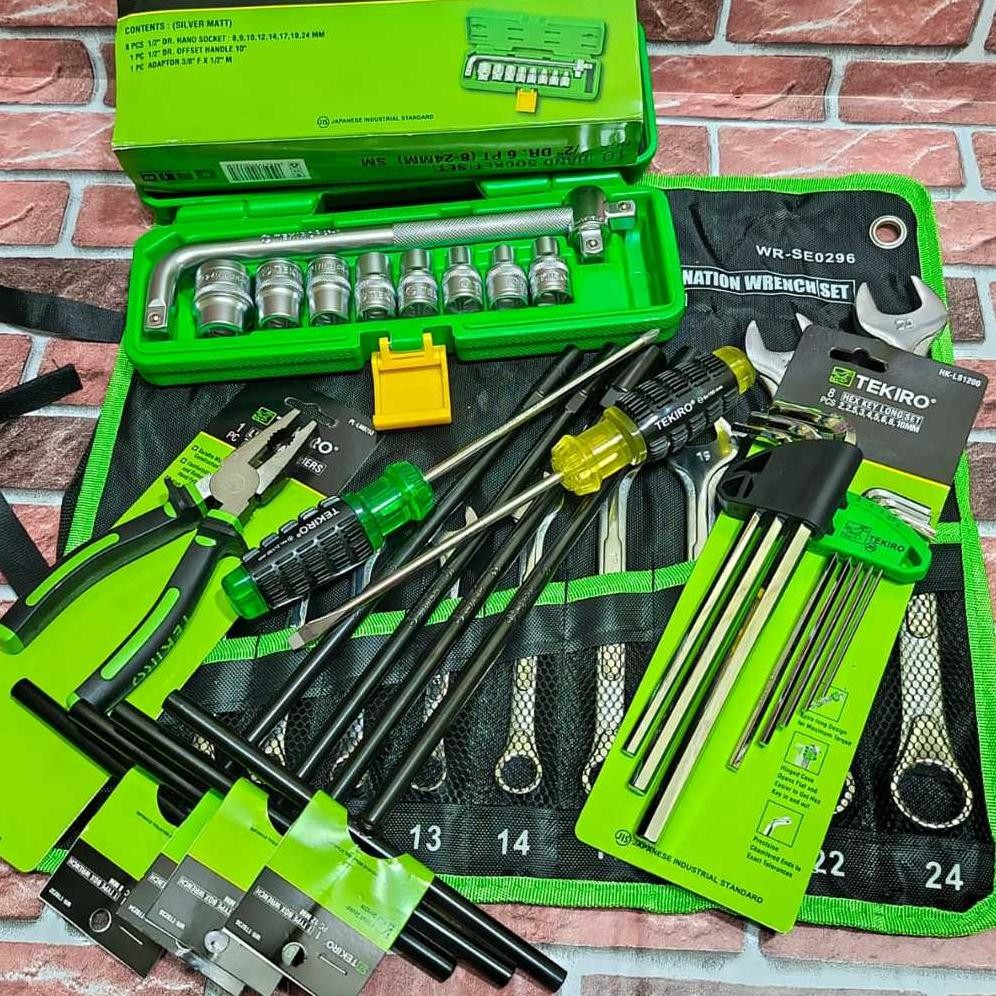 ready paket hemat buka bengkel motor komplit / perkakas bengkel / alat bengkel murah / peralatan ben