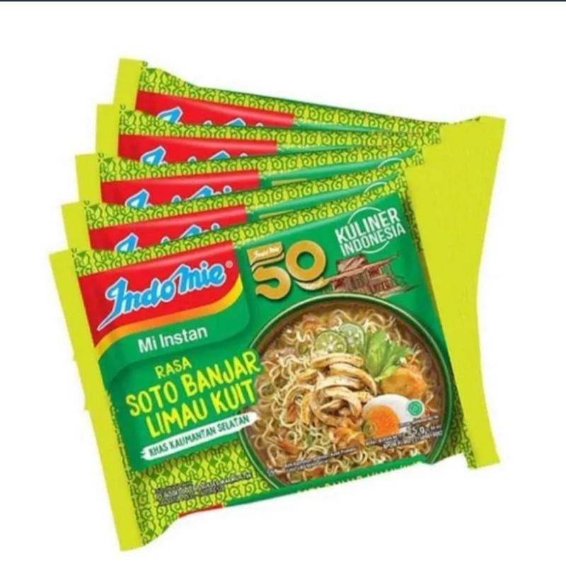 

INDOMIE SOTO BANJAR LIMAU KULIT 5 PCS