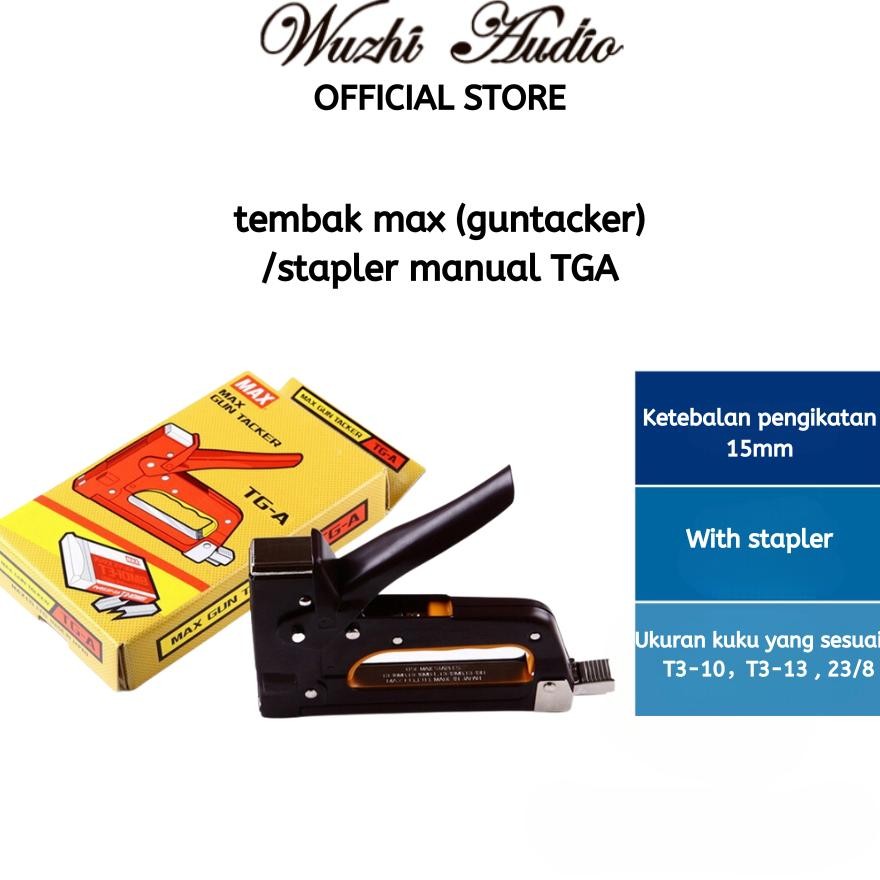 

Wuzhi Audio Tapler Gun Taer Tga Ma Guntaer Alat Tapler Ma Ii Taple Gun Taer T310Mb