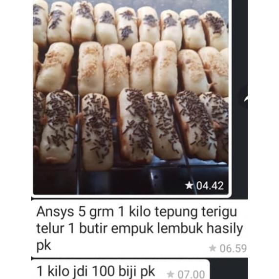

ANSYS Bahan Tambahan Untuk Pelembut Kue dan Roti Kemasan Repack 250 Gram