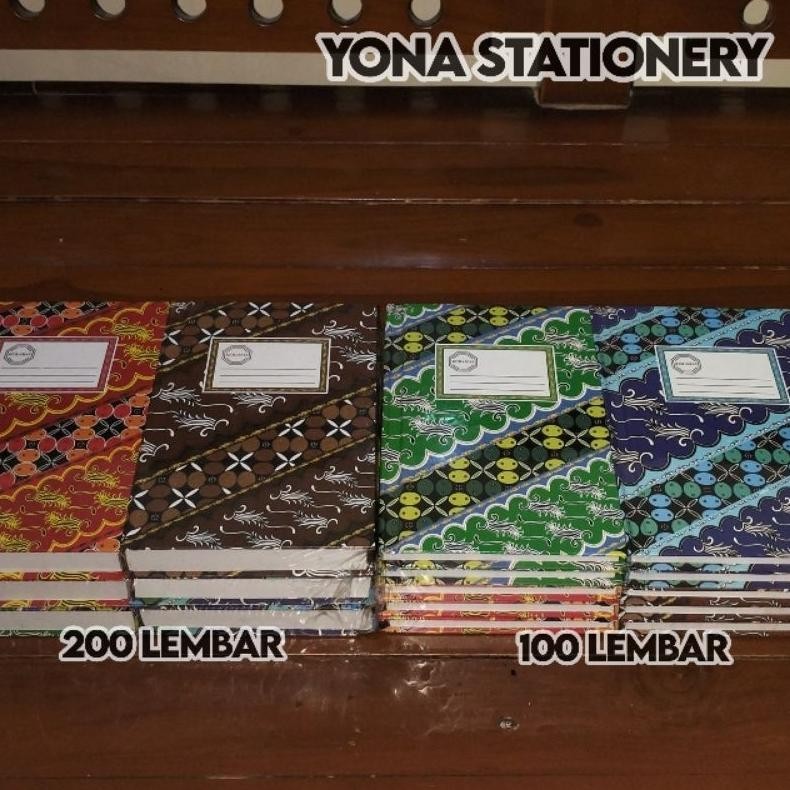 

READY STOCK Buku Oktavo Kuramas Hardcover Motif Batik Isi 100 Lembar (10 Pcs) & 200 Lembar (6 Pcs)