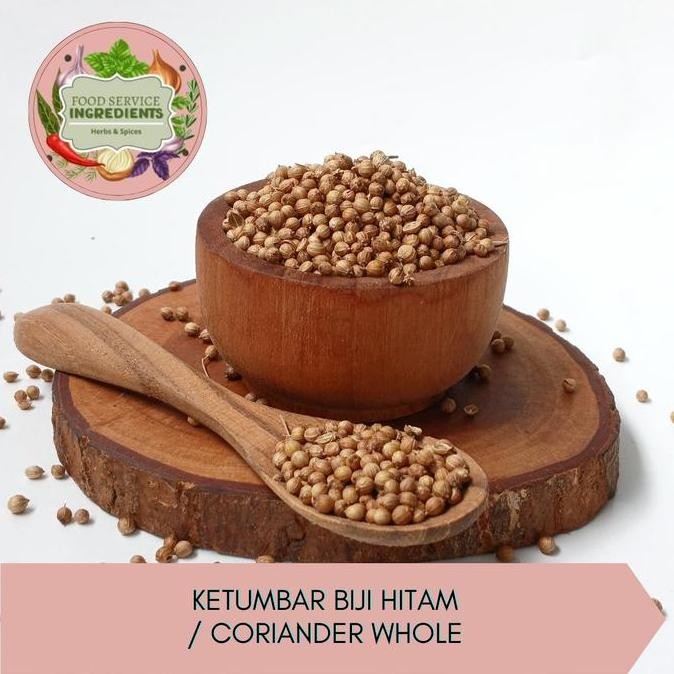 

Silahkan Order] Ketumbar biji hitam 1kg / coriander whole