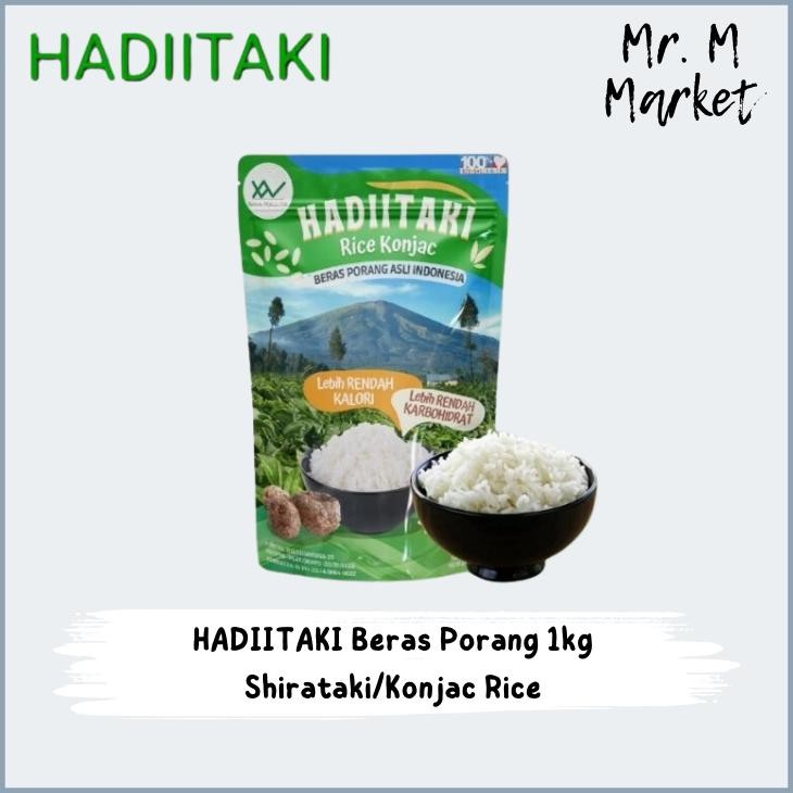 

Hadiitaki Beras Porang 1 Kg Instan/Praktis (28 Kkal) | Hadiitaki 1kg - Substitusi Fukumi Konjac