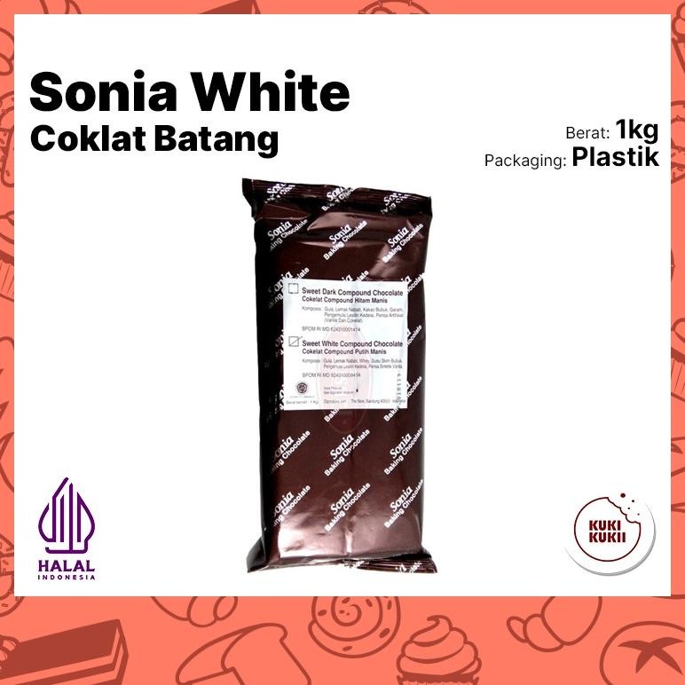 

Coklat Sonia WHITE Compound 1kg | Coklat Batang WHITE Sonia 1 kg