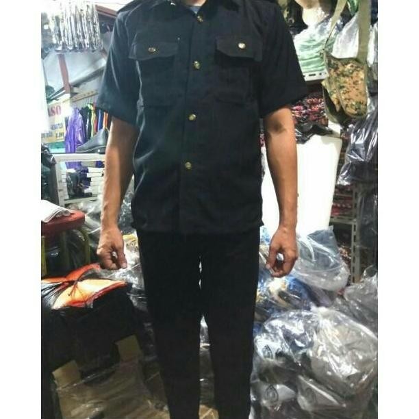 Baju SAFARI SECURITY Size XXL Jumbo