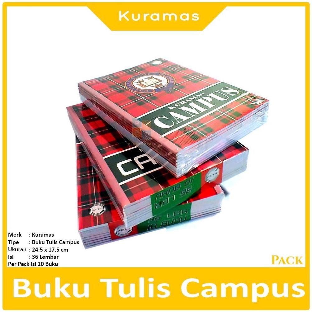 

READY STOCK Kuramas Buku Tulis Campus 36 Lembar - Pack