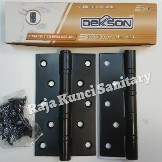 Engsel Dekson Hitam 5"X3"x3mmx4bb.Engsel Dekson 5" Stainless SUS 304