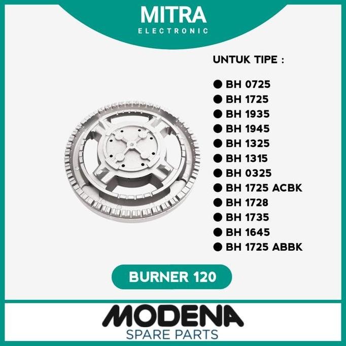 Promo | Modena Burner 120# Burner Kompor Modena Bh 1725