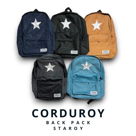 

TERMURAH NOTBADCLUB - STAROY - TAS RANSEL BACKPACK CORDUROY STARS Siap kirim