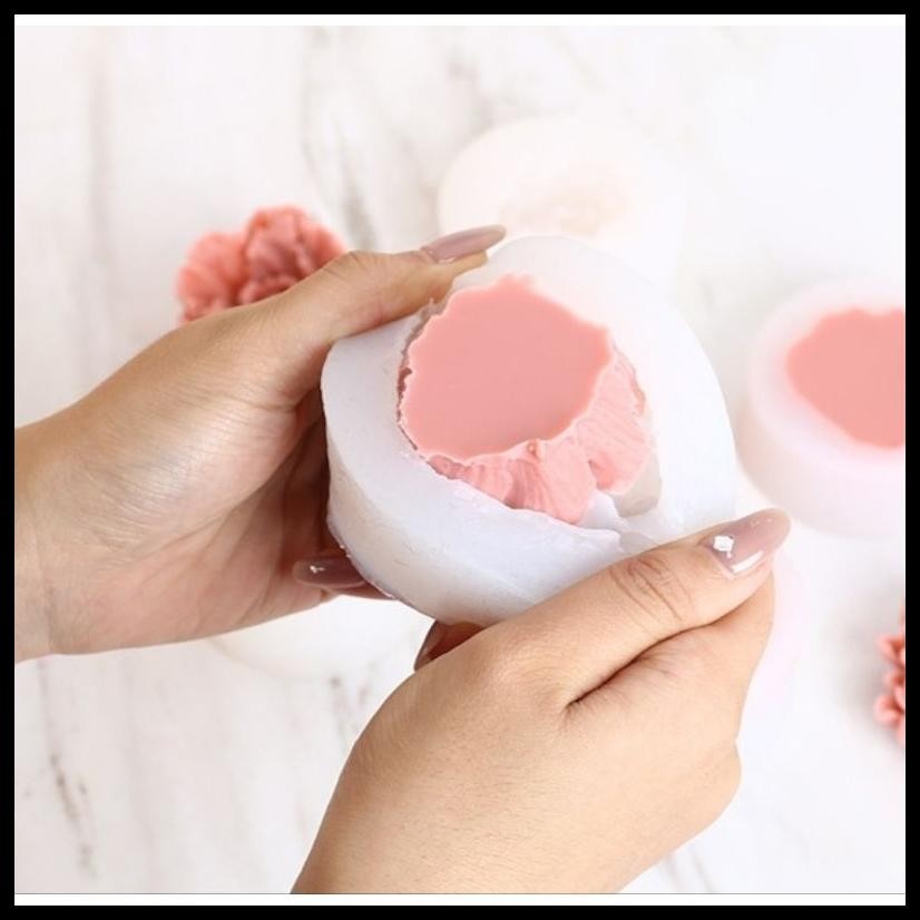 

CETAKAN SILIKON BUNGA PITA HATI UNTUK LILIN, SABUN, KERAJINAN TANGAN SILICONE CANDLE MOLD FLOWER