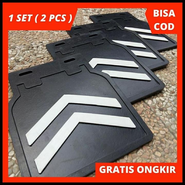 Mudflap Sersan Hitam / Kepet Lumpur / Mudgard Mobil Pick Up Jeep Dll Termurah