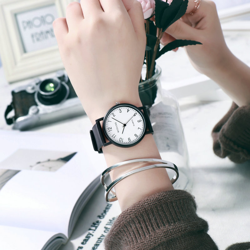 In Stock Promotion Trendy Watch Women's Korean Style Simple Trendy for Female Students ulzzang Casua
