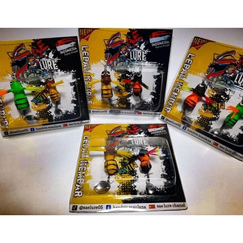 SOFT FROG LEBAH KEMBAR 3 CM SAE LURE 2 PCS