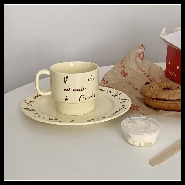 [SIGGI] HYANG KOREAN AESTHETIC PLATE / PIRING GELAS KOREA AESTHETIC / PIRING KOREA KERAMIK / PIRING 