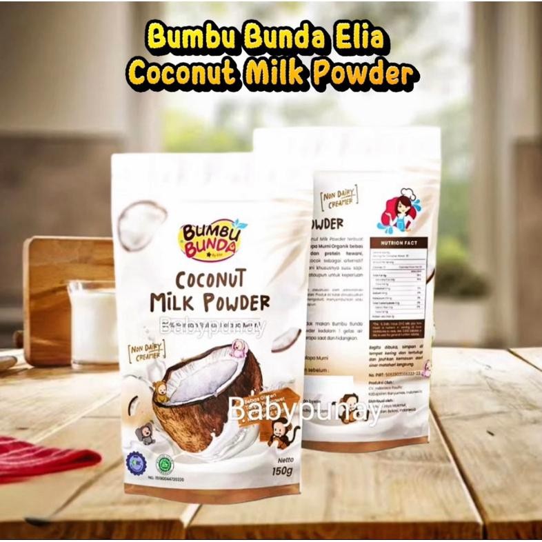 

Bumbu Bunda Elia COCONUT MILK POWDER NON DAIRY CREAMER 100% SANTAN BUBUK KELAPA MURNI