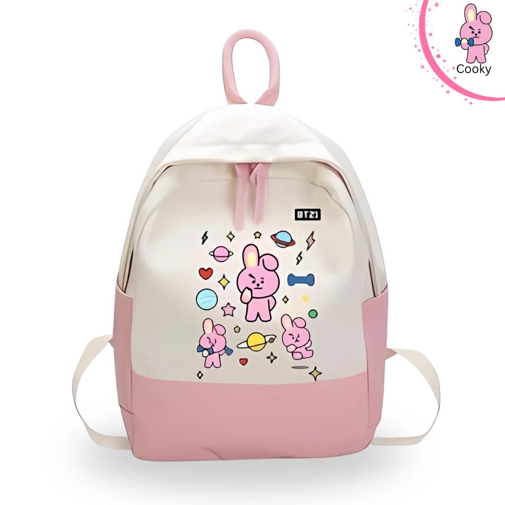 Tas Ransel Anak Perempuan Bt21 Sekolah Sd Smp Fashion