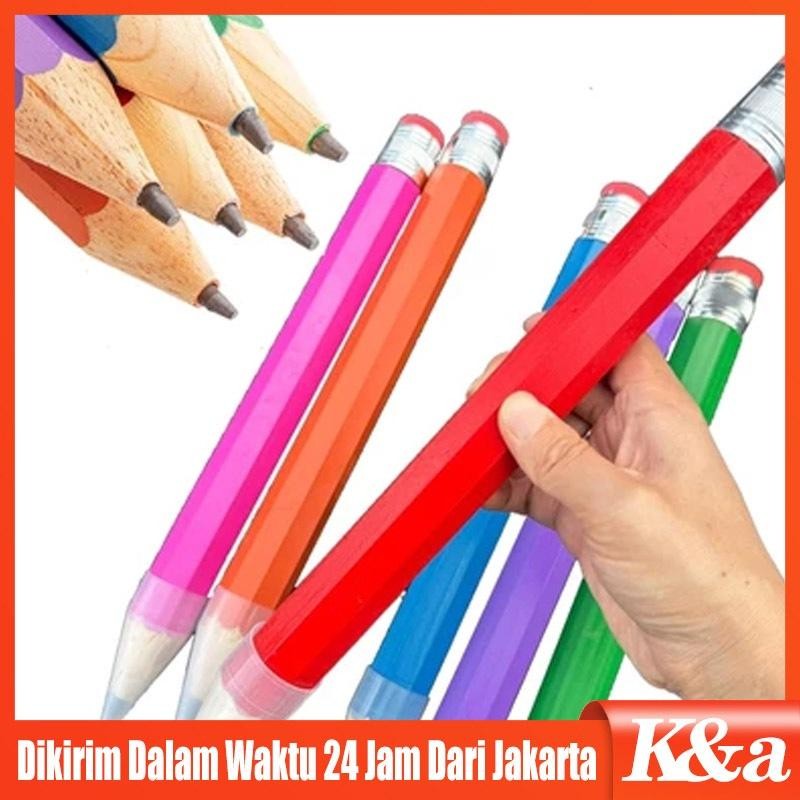 

Puyule Pensil Jumbo Besar 33 Cm Mainan Pencil Pensil Jumbo Hiasan Photo Kado / Mainan Pencil