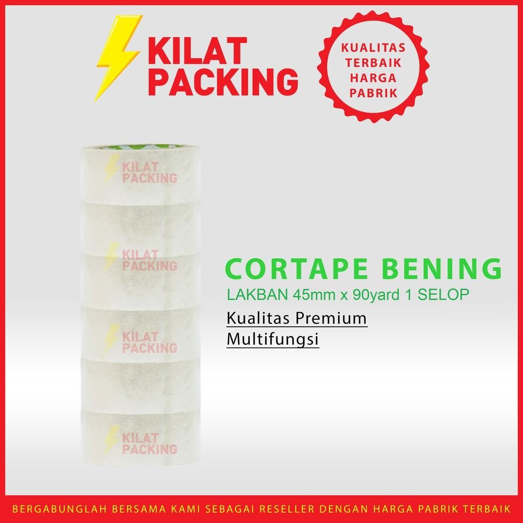 

Lakban Cortape 2 Inch 45 Mm (90 Yard) Ekonomis Termurah 1 Selop